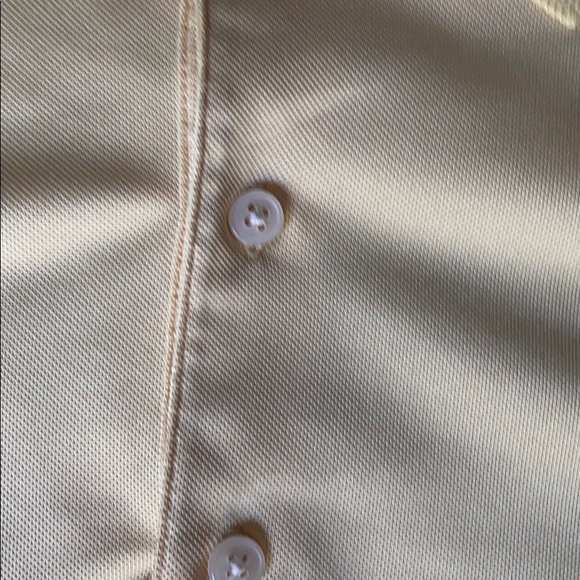 Men’s light yellow golf shirt - Picture 2 of 3